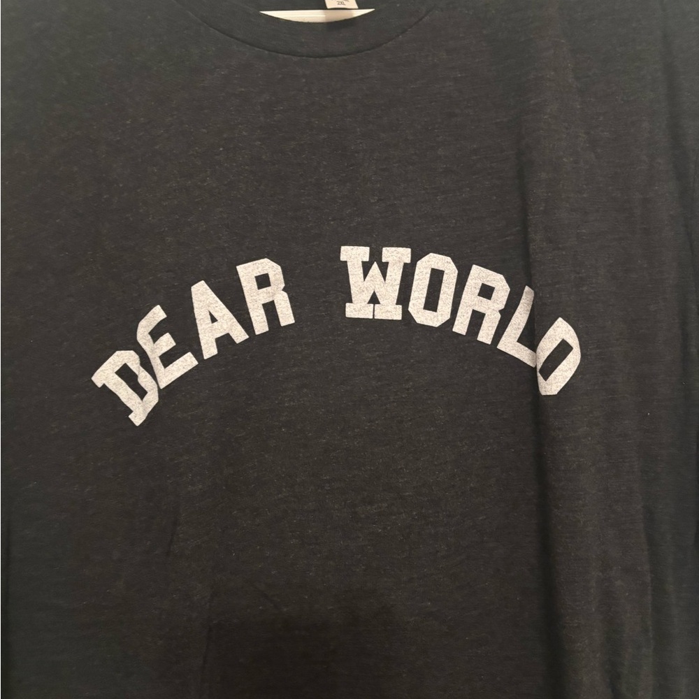 Dear World T-shirt 2Xl - Picture 2 of 4